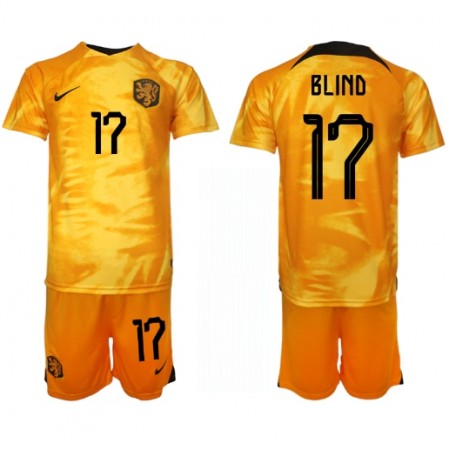 Holland Daley Blind 17 Børn Hjemme VM 2022 - Fodboldtrøjer (S/S)